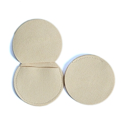 Белый Навахо Мешочки для украшений из микрофибры, складные подарочные пакеты, для кольца колье серьги браслет ювелирные изделия, плоско-круглые, навахо белый, 7x7 см