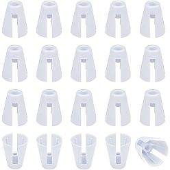 Белый Пластиковый держатель катушки с резьбой, аксессуары для швейных машин, белые, 38x32 мм, отверстие : 5.5 мм