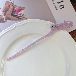 Distel Haarnadeln aus Zelluloseacetat, Haarnadel Haar-Accessoire, Katze, Distel, 170 mm