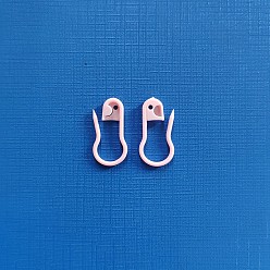 Розовый Пластиковые штыри калабаша, Маркер вязальной строчки, туманная роза, 23 мм, 1000 шт / пакет