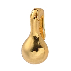 Золотой 925 серебристая линза на поруки, слеза, золотые, 10.5x5x5 мм, отверстие : 1.5 мм