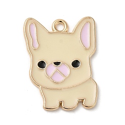 чертополох Подвески из сплава, с эмалью, собачий шарм, чертополох, 22.5x17x1.3 мм, отверстие : 1.6 мм