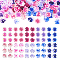 (52) Непрозрачная лаванда Стеклянный кукольный глаз, мягкая игрушка глаз, для поделок куклы игрушки кукольные плюшевые животные изготовление, плоско-круглые, разноцветные, 10x3.5 мм