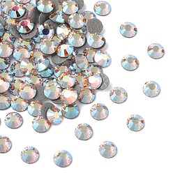 00530 200 Gold Quartz AB Камни preciosa® crystal hotfix с плоской основой, чешский хрусталь, круглый(438 11 612 шатон роза вива 12 ®), 00530 200 золотой кварц ab, ss 12 (3~3.2 мм)