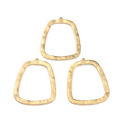 Rectangle Подвески из цинкового сплава, золотые, полый, прямоугольные, 48x39.5x2 мм, отверстие : 1.2 мм