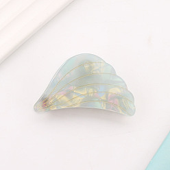 Светло-Синий Заколки для волос из ПВХ в форме крыльев, аксессуары для волос для женщин и девочек, голубой, 63x39x32 мм