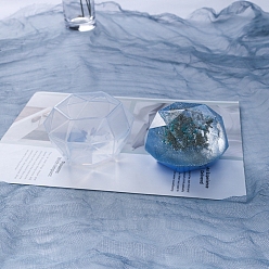 Белый Diy алмазные силиконовые формы, формы для литья смолы, для уф-смолы, изготовление ювелирных изделий из эпоксидной смолы, белые, 24x15 мм