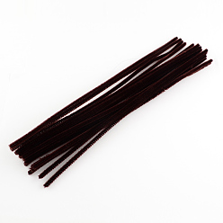 Coconut Brown 11.8 inch Pipe Cleaners, DIY Chenille Stem Tinsel Garland Craft Wire, Coconut Brown, 300x5mm