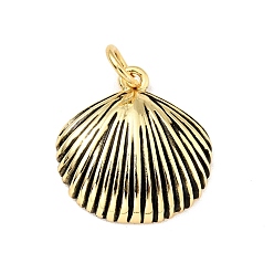 Настоящее золото 18K Латунь эмаль прелести, без кадмия и без свинца, с прыжковых колец, оболочка, долговечный, реальный 18 k позолоченный, 15.5x15x3.5 мм, Перейти кольцо: 5x0.7 мм, 3.4 мм внутренним диаметром