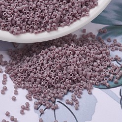 (DB0728) Opaque Mauve MIYUKI Delica Beads, Cylinder, Japanese Seed Beads, 11/0, (DB0728) Opaque Mauve, 1.3x1.6mm, Hole: 0.8mm, about 10000pcs/bag, 50g/bag