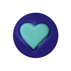 Сердце Круглые пищевые экологически чистые силиконовые бусины, сердце, 15 мм