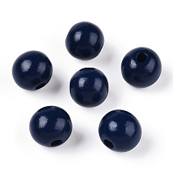 Круглые Деревянные европейские бусины, окрашенные распылением на тему океана, круглый/рыба/морской конёк/черепаха/краб/морская звезда, круглые, 16x15 мм, отверстие : 4~4.5 мм