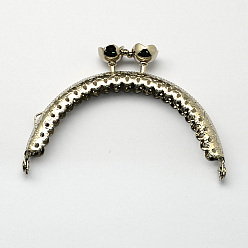 Платина Железа кошелек кадры, ручке, платина, 57x85x11 mm , лоток: 9 mm