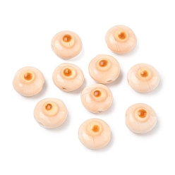 пшеница Бусины лэмпворк , имитация еды, карамельный пудинг, цвет пшеницы, 13x12.5x9.5 мм, отверстие : 1.6 мм