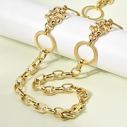 Настоящее золото 18K Колье-цепочки из латуни, стойки покрытие, долговечный, без кадмия и без свинца, реальный 18 k позолоченный, 28.07 дюйм (71.3 см)