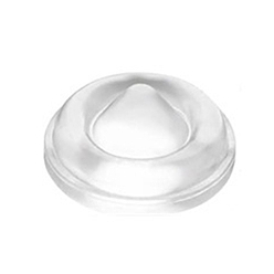 Прозрачный Плоские круглые силиконовые дверные бамперы шкафа, Самоклеящиеся шумоизоляционные накладки на дверь шкафа., ящик стола, портативный компьютер, прозрачные, 8x2.5 мм