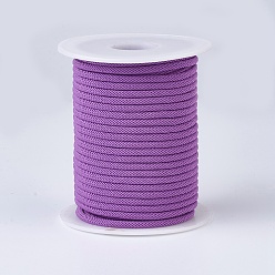 Средняя Орхидея Нейлоновые нити, Миланские шнуры / витые шнуры, средне орхидеи, 3 мм, около 21.87 ярдов (20 м) / рулон