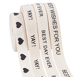 Белый 4 рулоны 4 стили тканевые шнуры отделка, для украшения дома, обивка, поделки своими руками, белые, 5/8 дюйм (16 мм), около 5.00 ярдов (4.57 м) / комплект