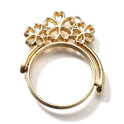 Light Gold Подвесные подвески из сплава, для diy уф смолы, эпоксидная смола, без кадмия, без никеля и без свинца, плоские круглые с цветком, золотой свет, 36.5x32x3.5 мм, отверстие : 1.5 мм