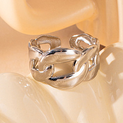 Нержавеющая Сталь Цвет 201 манжетные кольца из нержавеющей стали с овальными звеньями, цвет нержавеющей стали, внутренний диаметр: 17 мм