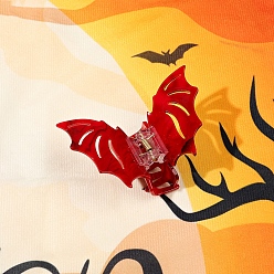 Bat Пластиковая заколка для волос с когтями, аксессуары для волос для девочек и женщин, летучая мышь, 55x85x33 мм