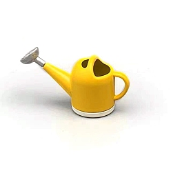 Желтый Модель мини-разбрызгивателя из сплава, аксессуары для кукольного домика с микро-ландшафтом, притворяясь опорными украшениями, желтые, 54x22x28 мм