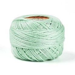 Светло-голубой Плетеный полиэфирный корд, для изготовления ювелирных изделий, круглые, светло-голубой, 0.5~1 мм, около 63~64 м / рулон, 10 рулонов / набор