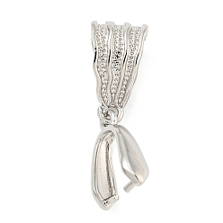 Платина Латуни льда поручительств выбор щепотка, долговечный, без свинца и без кадмия, колонка, платина, 27x8x8 мм, отверстие : 9x5 мм, штифты : 1 мм