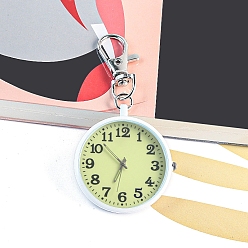 Белый Светящиеся кварцевые металлические часы, кулон, украшение, белые, 1x3.3 см