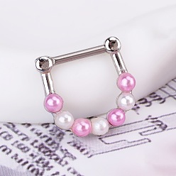 Круглые 316l Кольца для носа из нержавеющей стали с микропаве из кубического циркония, круглые, внутренний диаметр: 10 мм, штифты : 1.2 мм