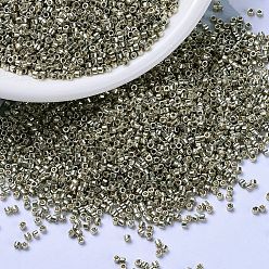 (DB1851) Duracoat Galvanized Light Pewter MIYUKI Delica Beads, Cylinder, Japanese Seed Beads, 11/0, (DB1851) Duracoat Galvanized Light Pewter, 1.3x1.6mm, Hole: 0.8mm, about 2000pcs/bottle, 10g/bottle