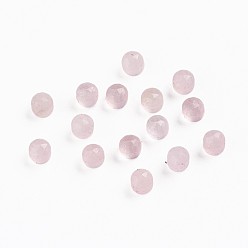 Розовый Кварц Природного розового кварца кабошонов, полукруглые / купольные, граненые, 2.5x2.5 мм
