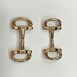 Розовое Золото Ионное покрытие (ip) 304 застежки из нержавеющей стали, розовое золото , 42.5x16x5 мм, отверстие : 6x10 мм