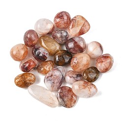 Красный Кварц Бусины из натурального железистого кварца, обваленные камни, нет отверстий / незавершенного, самородки, 20~56x18~30.5x8~28 мм