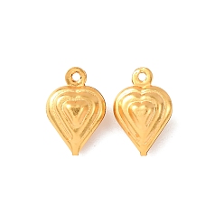 Настоящее золото 24K Латунь прелести, сердце прелести, без кадмия и без свинца, стойки покрытие, долговечный, реальный 24 k позолоченный, 12x8x4.5 мм, отверстие : 0.8 мм