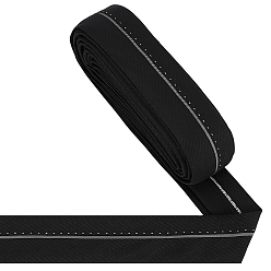 Черный 9м ткань костюма брюки талия подкладка, аксессуары для одежды, плоский, чёрные, 51x1.5 мм