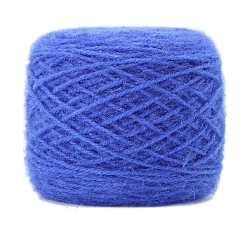 Королевский синий Пряжа мохер, для ткачества, вязание крючком, королевский синий, 1.5~2 мм, около 150г/моток