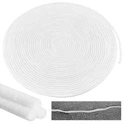 Белый Вспененная формовочная палочка, стержень из пенопласта, белые, 6.5 мм, 15 м / шт