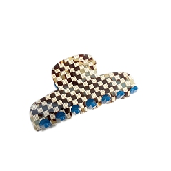 Седло Коричневый Заколки для волос в форме когтей из ацетата целлюлозы, аксессуары для волос для женщин и девочек, седло коричневый, 80 мм