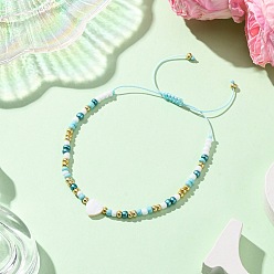 Сердце Женские плетеные браслеты из натуральных пресноводных ракушек и стеклянных бусин, сердце, внутренний диаметр: 1-5/8~3-5/8 дюйм (4.1~9.2 см), Сердце: 8x8x2.5 mm