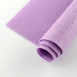 Plum Non Woven Fabric Embroidery Needle Felt for DIY Crafts, Square, Plum, 298~300x298~300x1mm, about 50pcs/bag