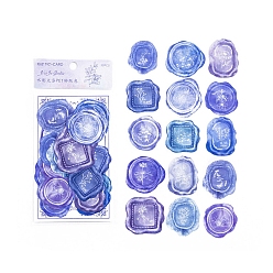 Розовато-лиловый 30 шт. 15 стили наклейки для домашних животных с восковой печатью, Самоклеящиеся сургучные наклейки для свадебных приглашений, конвертов на день Святого Валентина, подарочная упаковка, скрапбукинг, розовато-лиловый, упаковка: 130x80x3.5мм, 2 шт / стиль