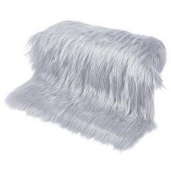 Гейнсборо Квадратные полиэстерные ткани, фотореквизит фон ткань, светло-серые, 430x440x3.5 мм