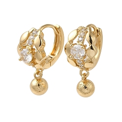 Light Gold Серьга с подвесками из латуни с микропаве и кубическим цирконием, серьги-кольца для женщин, золотой свет, 21x9 мм