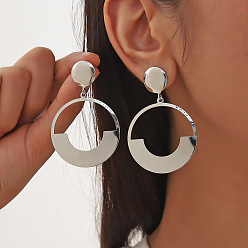 Ring Сплав мотаться серьги стержня, платина, кольцо, 60x41 мм