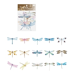 Dragonfly 30 шт. самоклеящиеся декоративные наклейки для домашних животных, водостойкие наклейки для скрапбукинга своими руками, детская художественная поделка, стрекоза, 90x100 мм