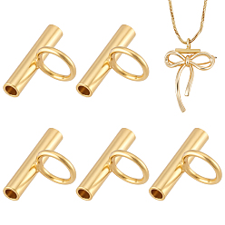 Золотой 925 конвертер булавки из стерлингового серебра в подвеску, конвертер броши в колье, с полировкой из замши, золотые, 7x10x2 мм, отверстие : 1.4 мм