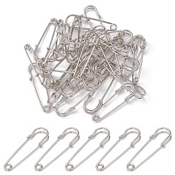 Платина Железная фурниутра для броши, контакты килт, платина, 40x13 мм, штифты : 1.5 мм