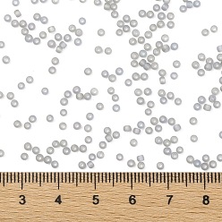 (176F) Light Black Diamond Transparent Rainbow Matte TOHO Round Seed Beads, Japanese Seed Beads, (176F) Light Black Diamond Transparent Rainbow Matte, 11/0, 2.2mm, Hole: 0.8mm, about 5555pcs/50g