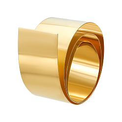 Без Покрытия 1м плоские латунные рулоны, для механической резки, точность обработки, изготовление пресс-форм, сырой (без покрытия), 5x0.05 см